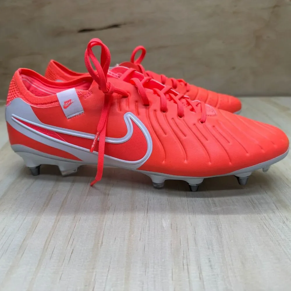 NEW Nike Tiempo Legend 10 Elite Orange SG Pro AC Anti Clog HF4373-800 Mens 10.5